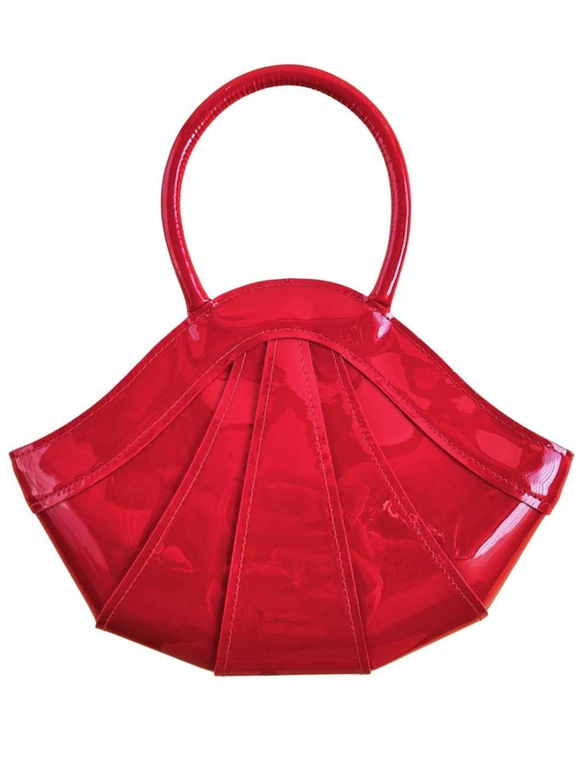 Bolso Marel Naledre Pasión Construida Piel Rojo Charol Marel - Imagen 1